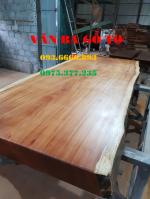 Bàn ăn gỗ|Mặt bàn gỗ nguyên tấm BA032