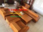Sofa gỗ nguyên khối - SOGD035