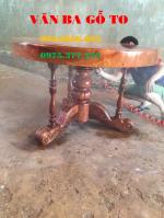 Bàn tròn gỗ_BTGD 004