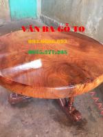 Bàn tròn gỗ_BTGD 004