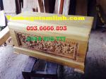 Quách gỗ vàng tâm trạm sen NỔI_ QS8