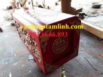 Quách gỗ vàng tâm trạm Sen_ QS15