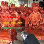 Bàn ghế gỗ Đỉnh Nghê tay 14 gỗ Hương nam phi