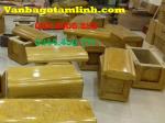 Giá Tiểu quách gỗ vàng tâm