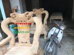 Bàn ghế gỗ minh đào gõ đỏ tay 12