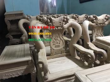 Bàn ghế gỗ minh đào gõ đỏ tay 12