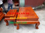 Bàn ghế gỗ| Bộ triện tranh trơn đá