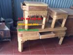 Bàn ghế gỗ| Quốc triện cột 10 cm