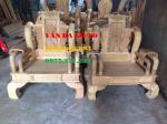 Bàn ghế gỗ| Bàn ghế Tần Thủy Hoàng gỗ gụ 6 món tay 12
