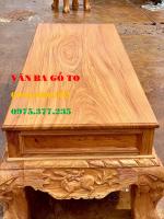 Bàn ghế gỗ| Minh quốc nghê gõ đỏ cột 14 cm