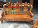 Bàn ghế gỗ| bàn ghế hoa lá tây gỗ Lim tay 12