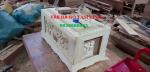 Quách gỗ vàng tâm trạm sen _ QS10