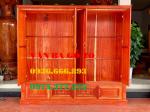 Tủ quần áo 2 buồng 4 cánh gỗ hương đỏ