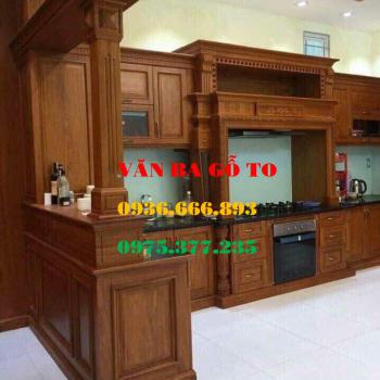 Tủ bếp gỗ tại Hà Đông