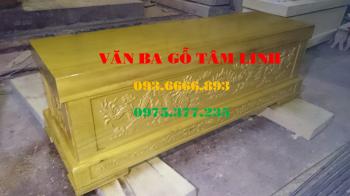 Quan tài gỗ vàng tâm tại Thái Bình