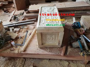 Quách hỏa táng gỗ vàng tâm tại Hà Nội