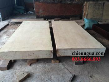BỘ NGỰA GỖ GỤ LÀO / PHẢN GỖ GỤ LÀO 2 TẤM KT: 260 X 23 X 320