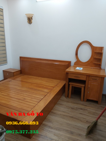 Giường gỗ nguyên khối tại Bà Rịa Vũng Tàu