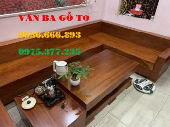 Sofa gỗ nguyên khối - SOFD233