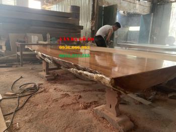 Mặt bàn gỗ nguyên tấm tại Cà Mau