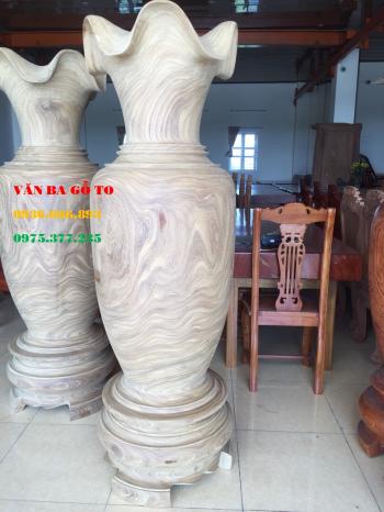 Lục bình gỗ nguyên khối - Lục bình gỗ cẩm vàng