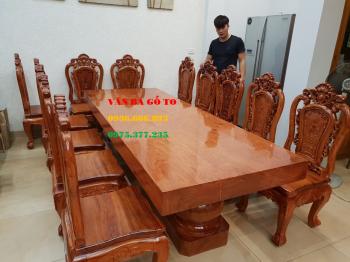 Bộ bàn ăn gỗ VIP tại Hà Nội