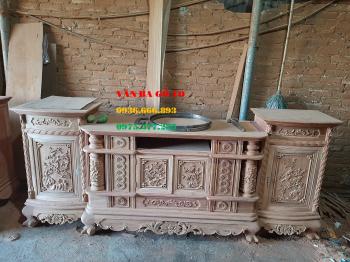 Kệ tivi gỗ tại Quảng Ninh