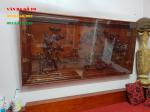 Tranh gỗ đục tay