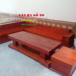 sofa gỗ gõ đỏ