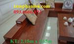 Sofa gỗ| Sofa gỗ cẩm nguyên khối - SGC001