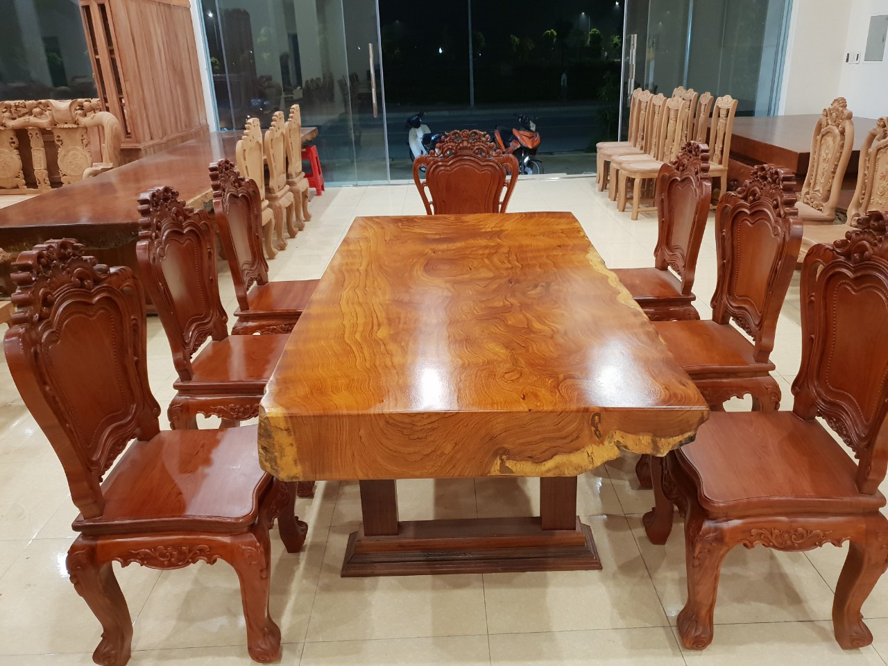 Bộ bàn ăn 6 ghế hiện đại
