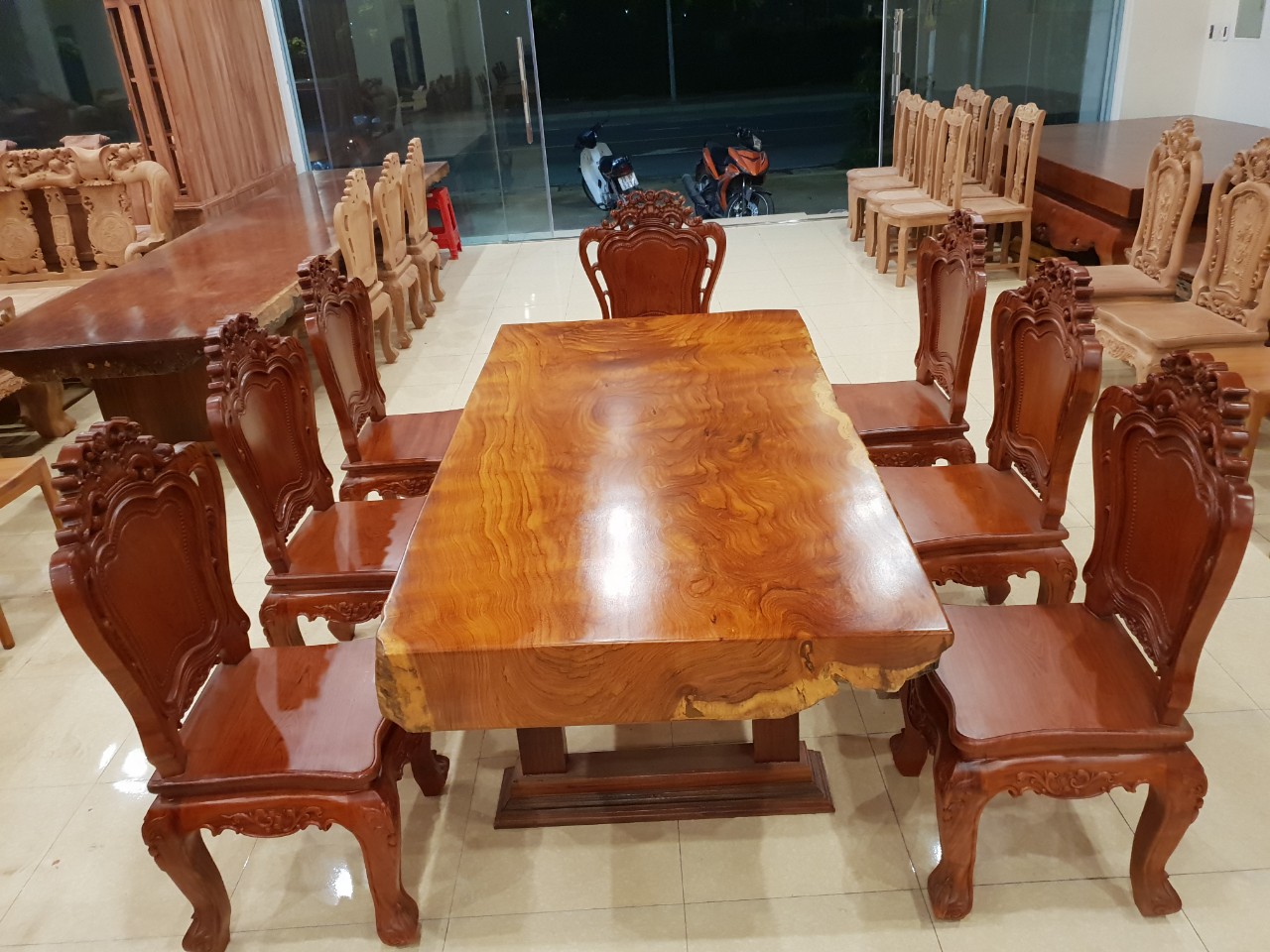 Bộ bàn ăn 6 ghế hiện đại