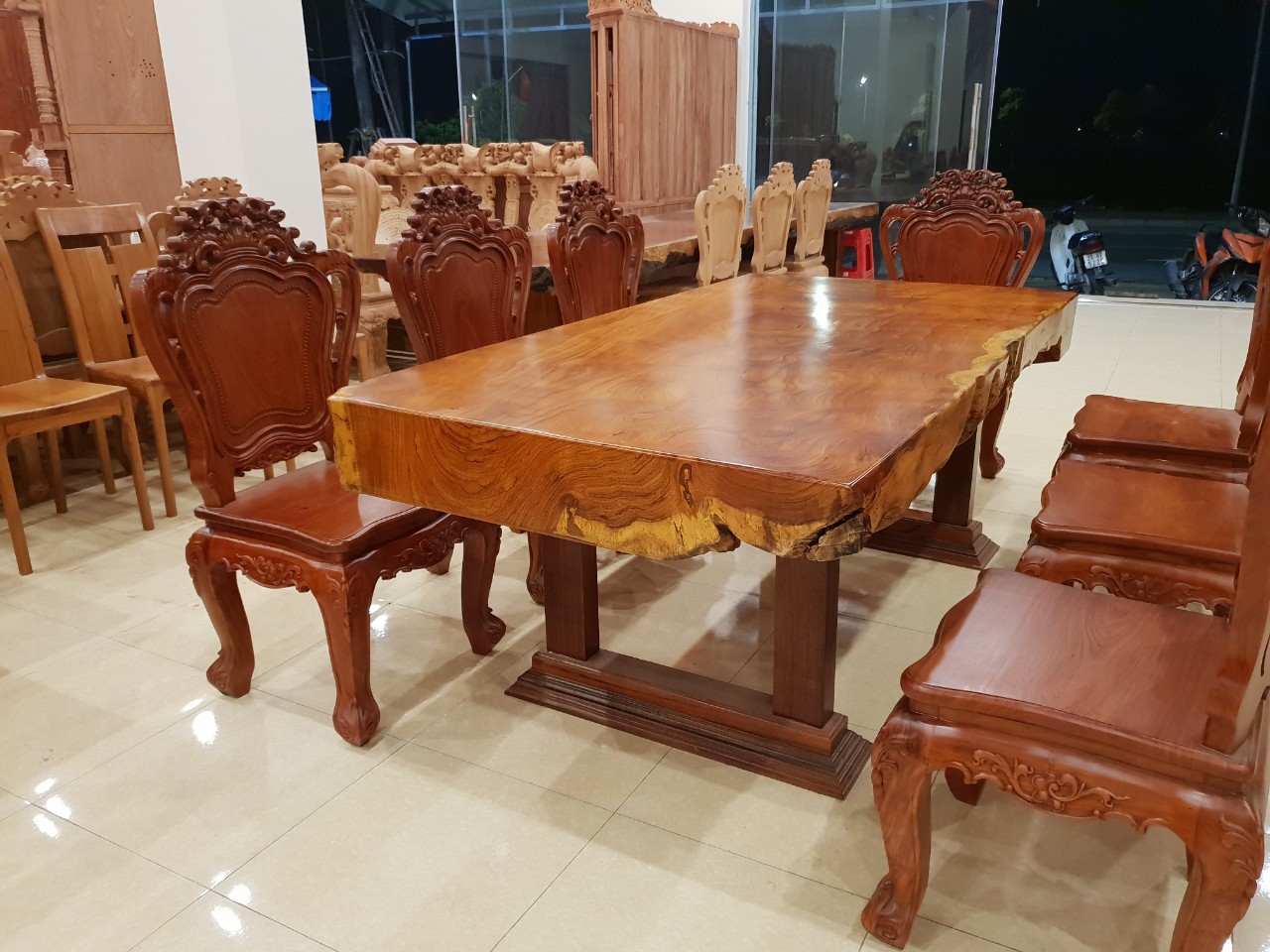 Bộ bàn ăn 6 ghế hiện đại
