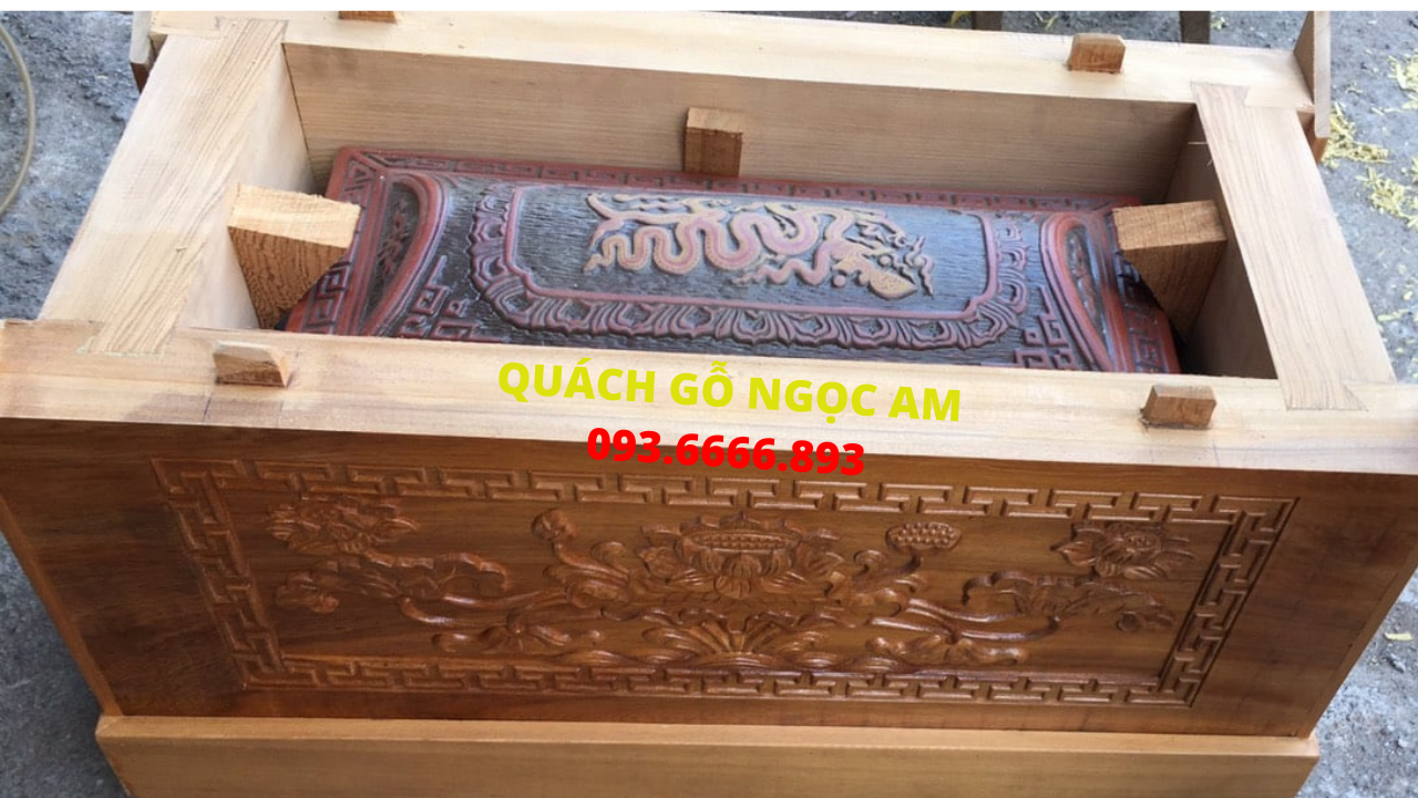 quách thiêu gỗ ngọc am