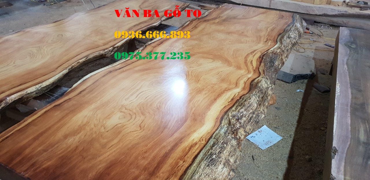 Mặt bàn ăn đẹp bằng gỗ tự nhiên