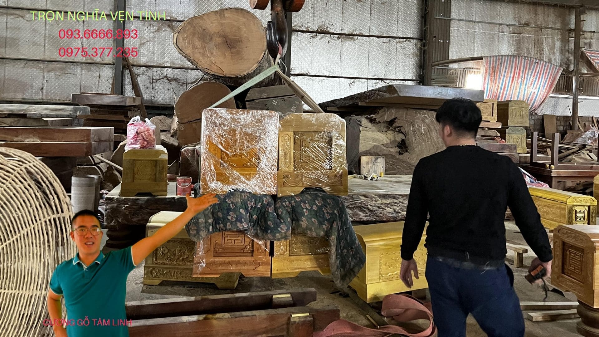 quách gỗ vàng tâm