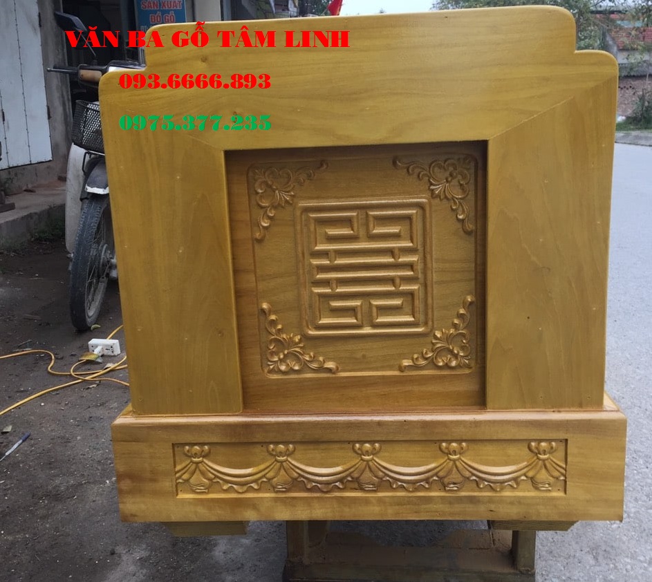 Quách gỗ vàng tâm