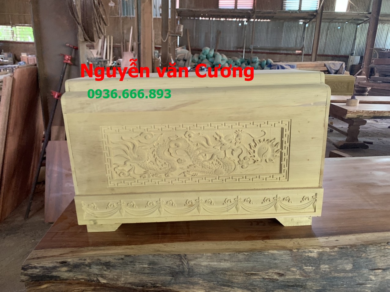 Quách gỗ vàng tâm hà nam 