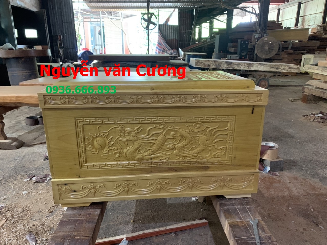 Quách gỗ vàng tâm hà nam 