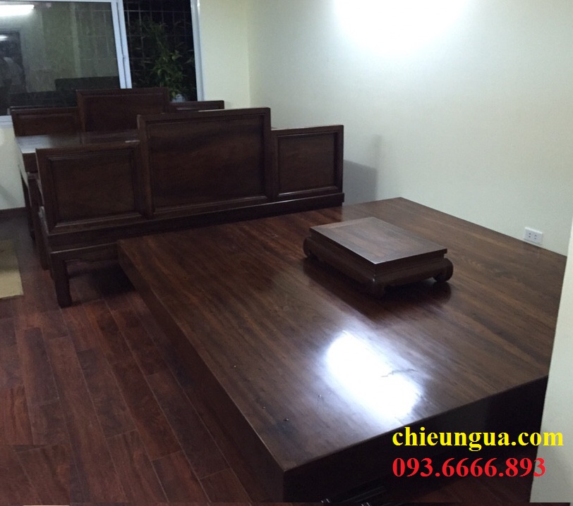 Giá bộ Chiếu ngựa gỗ gụ Lào