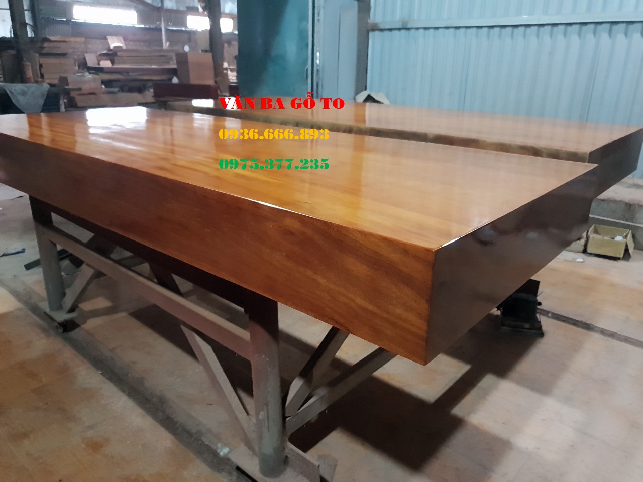 Sập gỗ nguyên khối