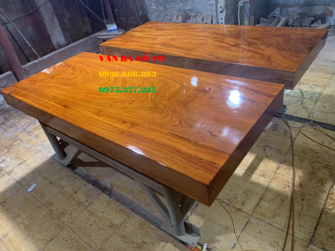 Sập gỗ hương đá 