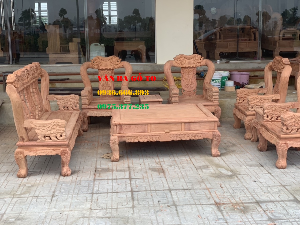 Bàn ghế gỗ