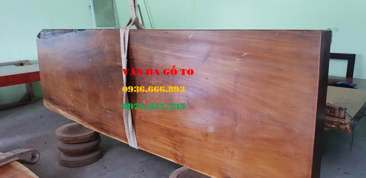 Mặt bàn gỗ dổi lào
