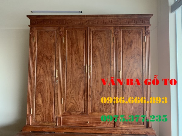 Tủ quần áo 3 buồng 4 cánh tại Sài Gòn